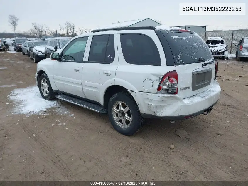 2005 Buick Rainier Cxl VIN: 5GAET13M352223258 Lot: 41588647