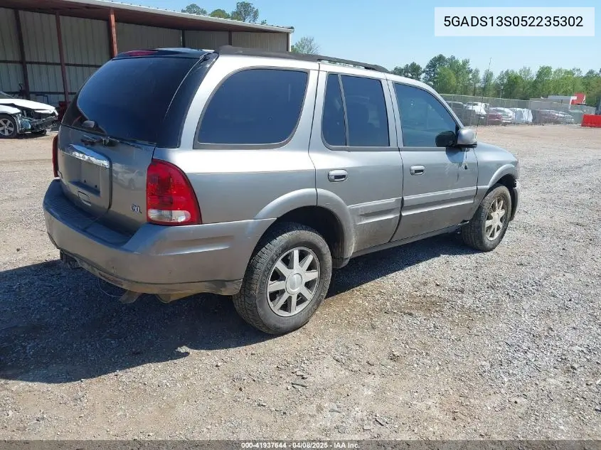 2005 Buick Rainier Cxl VIN: 5GADS13S052235302 Lot: 41937644