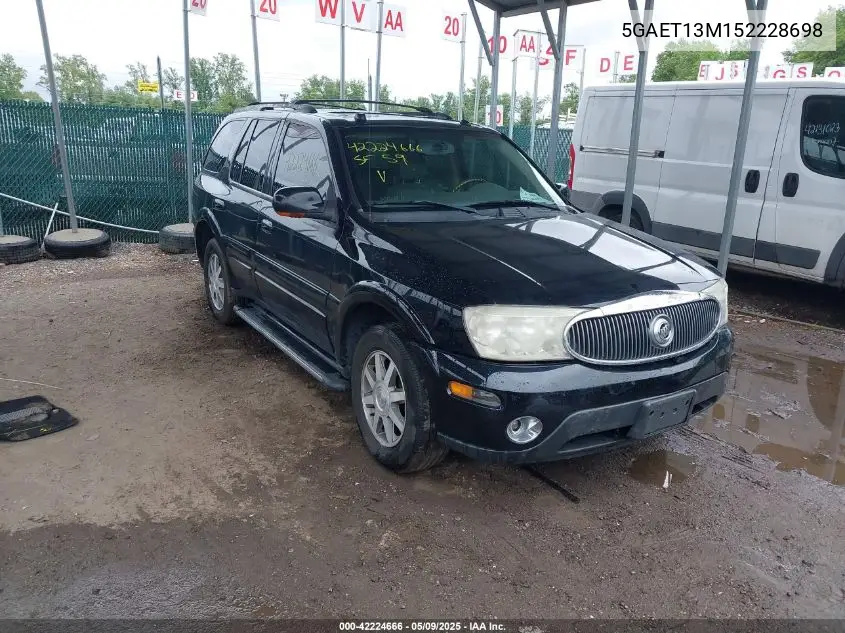 2005 Buick Rainier Cxl VIN: 5GAET13M152228698 Lot: 42224666