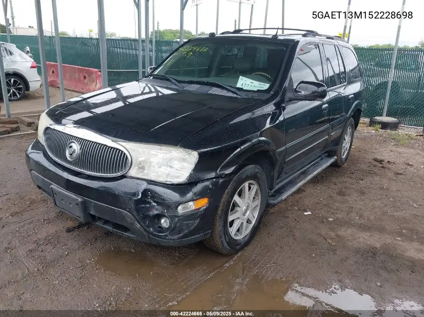 2005 Buick Rainier Cxl VIN: 5GAET13M152228698 Lot: 42224666