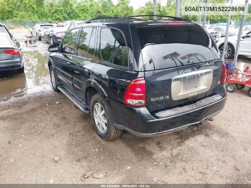 2005 Buick Rainier Cxl VIN: 5GAET13M152228698 Lot: 42224666