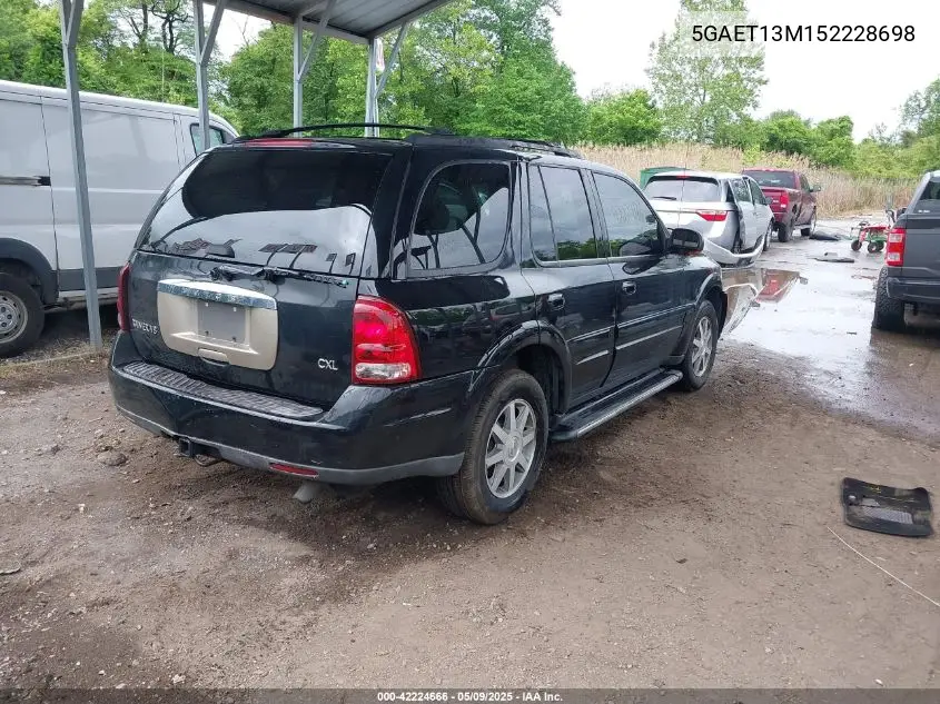 2005 Buick Rainier Cxl VIN: 5GAET13M152228698 Lot: 42224666