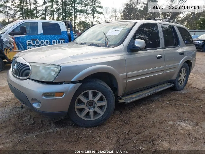 2006 Buick Rainier Cxl VIN: 5GADT13S062141404 Lot: 41225840