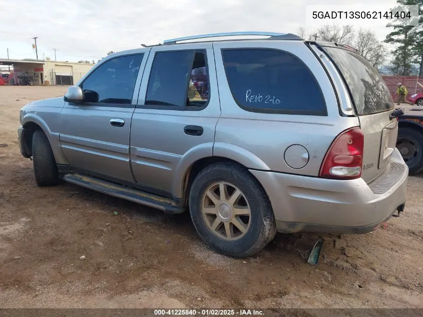 2006 Buick Rainier Cxl VIN: 5GADT13S062141404 Lot: 41225840