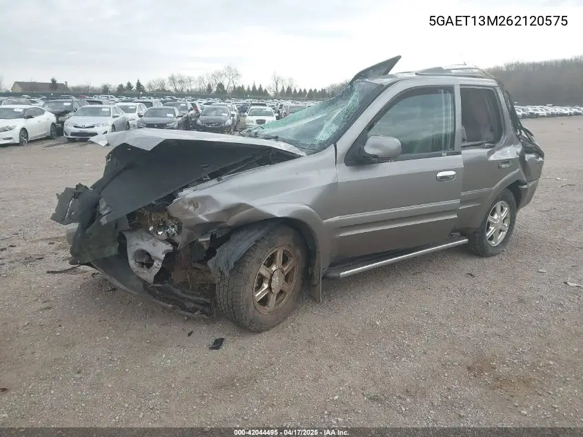 2006 Buick Rainier Cxl VIN: 5GAET13M262120575 Lot: 42044495
