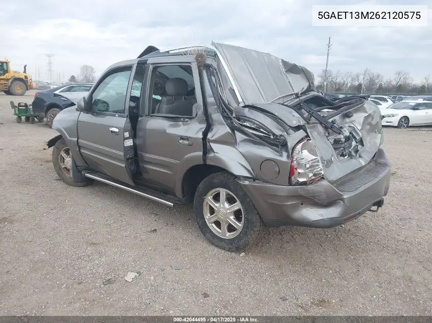 2006 Buick Rainier Cxl VIN: 5GAET13M262120575 Lot: 42044495