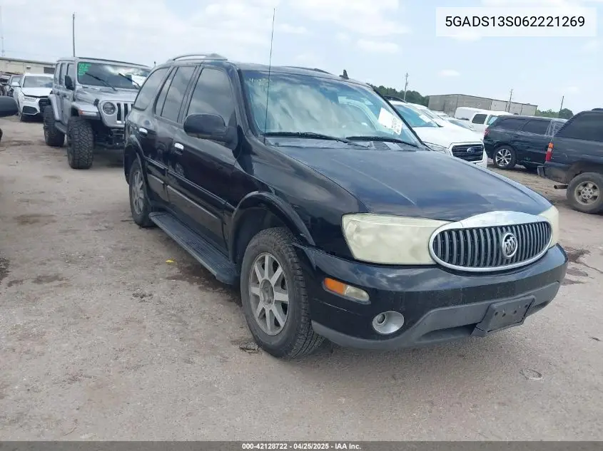 2006 Buick Rainier Cxl VIN: 5GADS13S062221269 Lot: 42128722