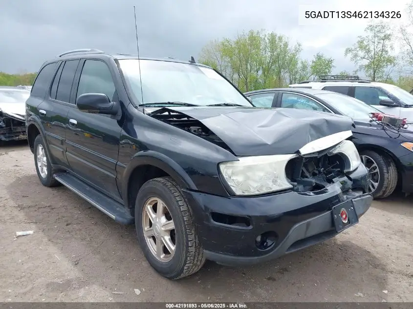 2006 Buick Rainier Cxl VIN: 5GADT13S462134326 Lot: 42191893