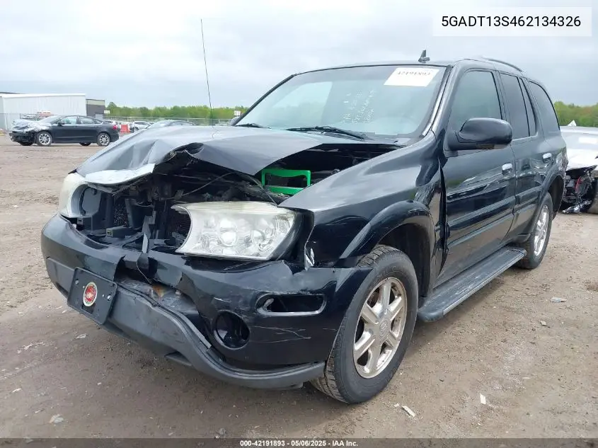 2006 Buick Rainier Cxl VIN: 5GADT13S462134326 Lot: 42191893