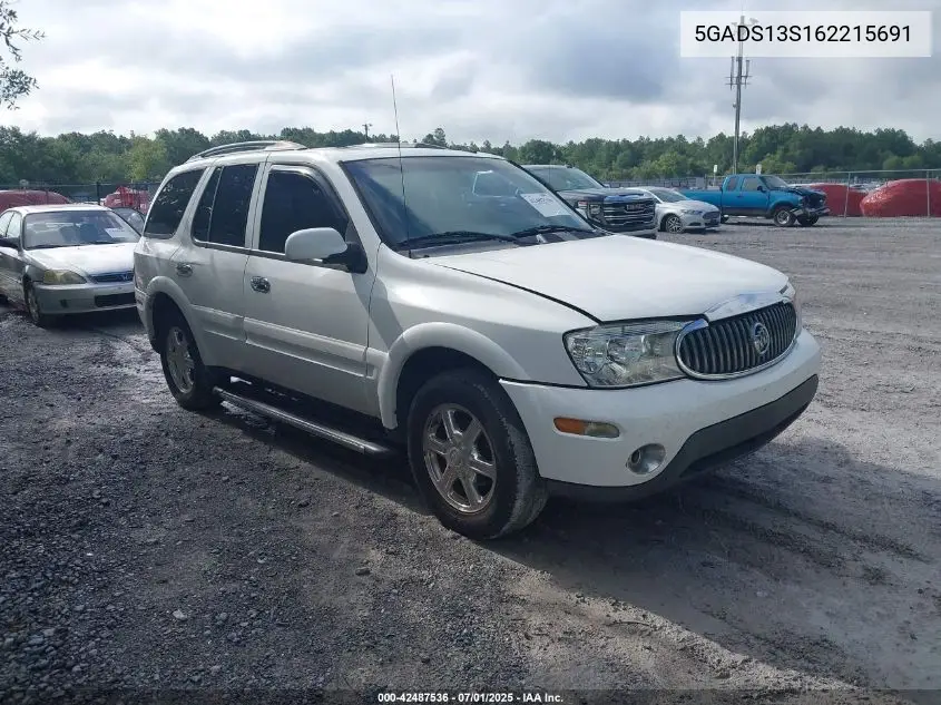 2006 Buick Rainier Cxl VIN: 5GADS13S162215691 Lot: 42487536