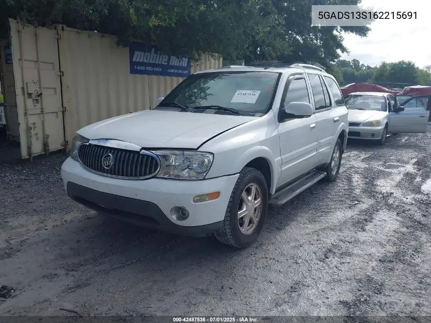 2006 Buick Rainier Cxl VIN: 5GADS13S162215691 Lot: 42487536