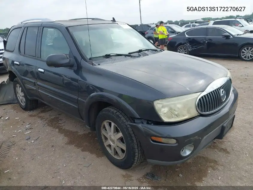 2007 Buick Rainier Cxl VIN: 5GADS13S172270627 Lot: 42270644