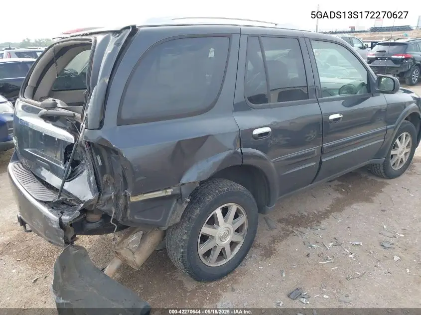 2007 Buick Rainier Cxl VIN: 5GADS13S172270627 Lot: 42270644