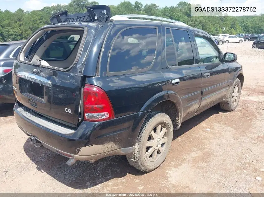 2007 Buick Rainier Cxl VIN: 5GADS13S372278762 Lot: 42610890