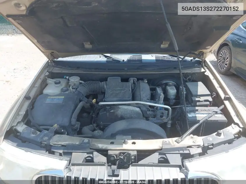 2007 Buick Rainier Cxl VIN: 5GADS13S272270152 Lot: 42742283