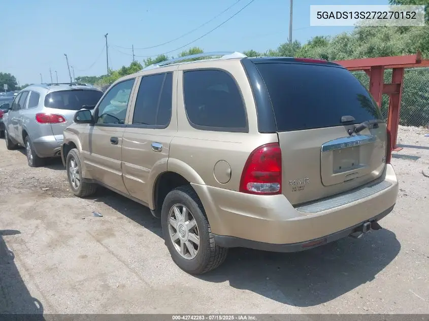 2007 Buick Rainier Cxl VIN: 5GADS13S272270152 Lot: 42742283