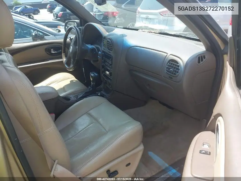 2007 Buick Rainier Cxl VIN: 5GADS13S272270152 Lot: 42742283