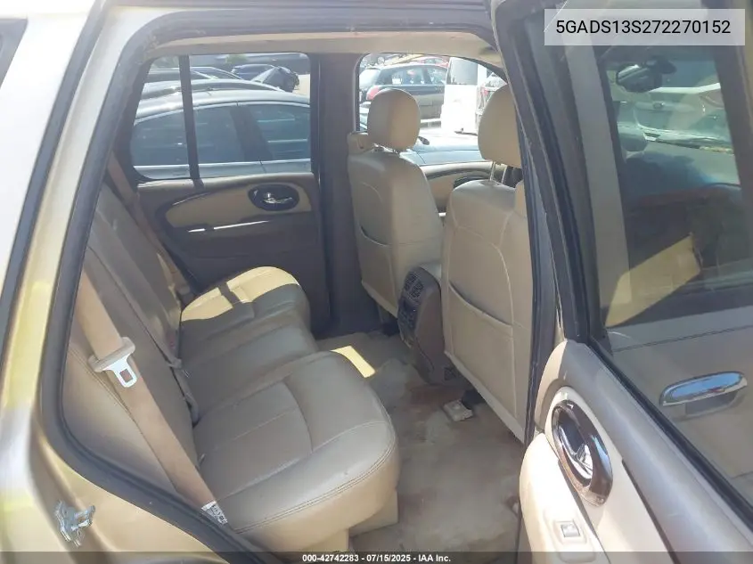 2007 Buick Rainier Cxl VIN: 5GADS13S272270152 Lot: 42742283