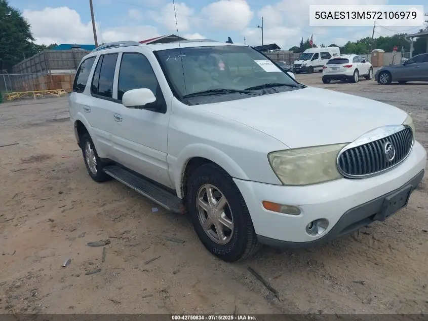 2007 Buick Rainier Cxl VIN: 5GAES13M572106979 Lot: 42750834