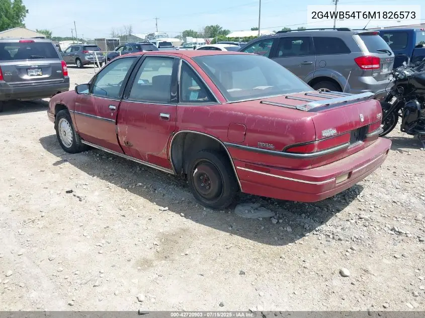 1991 Buick Regal Custom VIN: 2G4WB54T6M1826573 Lot: 42720903