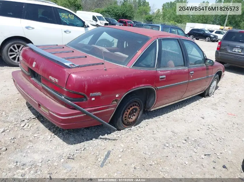 1991 Buick Regal Custom VIN: 2G4WB54T6M1826573 Lot: 42720903