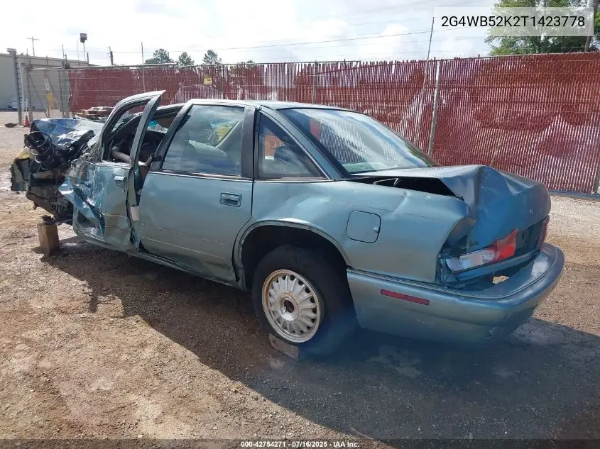 1996 Buick Regal Custom VIN: 2G4WB52K2T1423778 Lot: 42754271