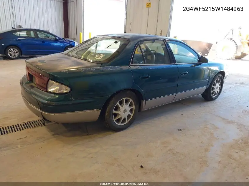 1998 Buick Regal Gs VIN: 2G4WF5215W1484963 Lot: 42167192