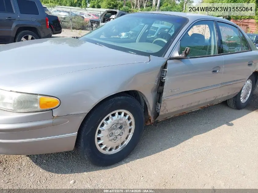 1998 Buick Regal Ls VIN: 2G4WB52K3W1555064 Lot: 42723370