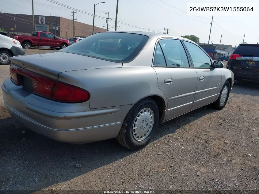 1998 Buick Regal Ls VIN: 2G4WB52K3W1555064 Lot: 42723370