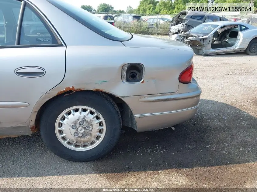 1998 Buick Regal Ls VIN: 2G4WB52K3W1555064 Lot: 42723370