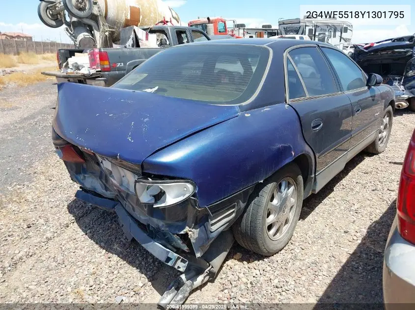 2000 Buick Regal Gs VIN: 2G4WF5518Y1301795 Lot: 41999399