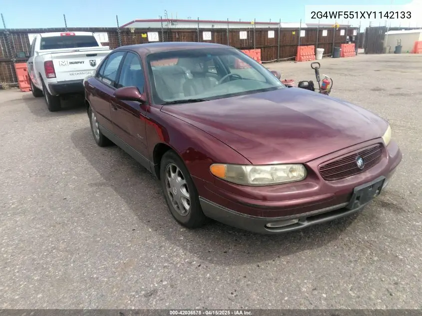2000 Buick Regal Gs VIN: 2G4WF551XY1142133 Lot: 42036578