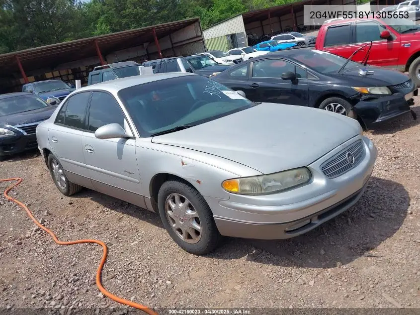 2000 Buick Regal Gs VIN: 2G4WF5518Y1305653 Lot: 42160023