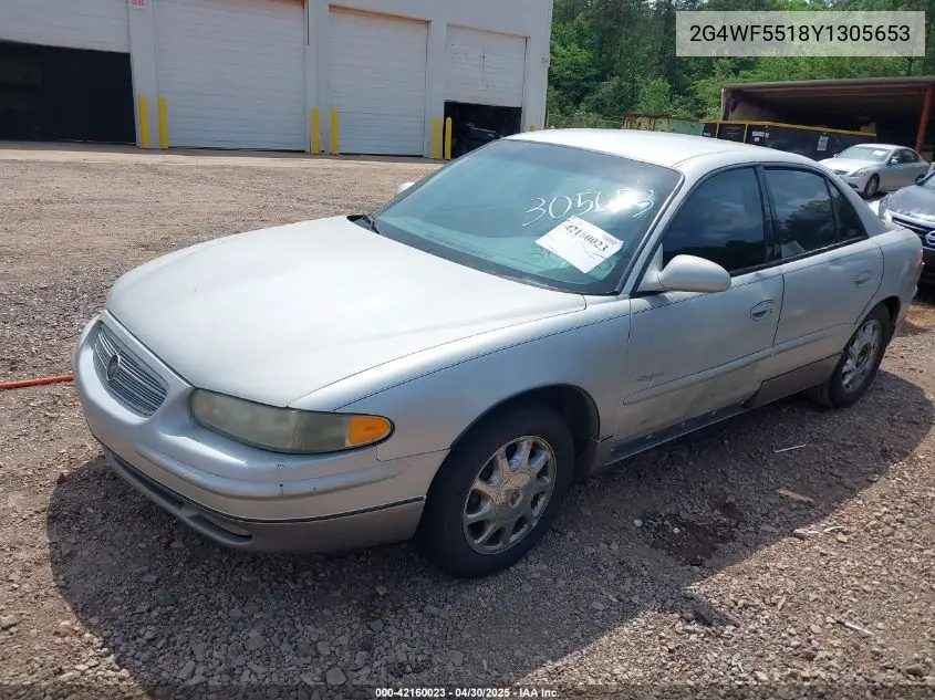 2000 Buick Regal Gs VIN: 2G4WF5518Y1305653 Lot: 42160023