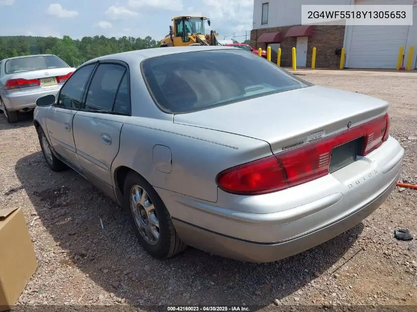 2000 Buick Regal Gs VIN: 2G4WF5518Y1305653 Lot: 42160023