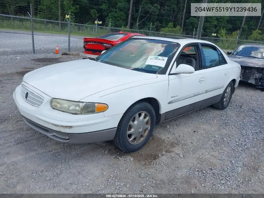 2000 Buick Regal Gs VIN: 2G4WF5519Y1239436 Lot: 42705638