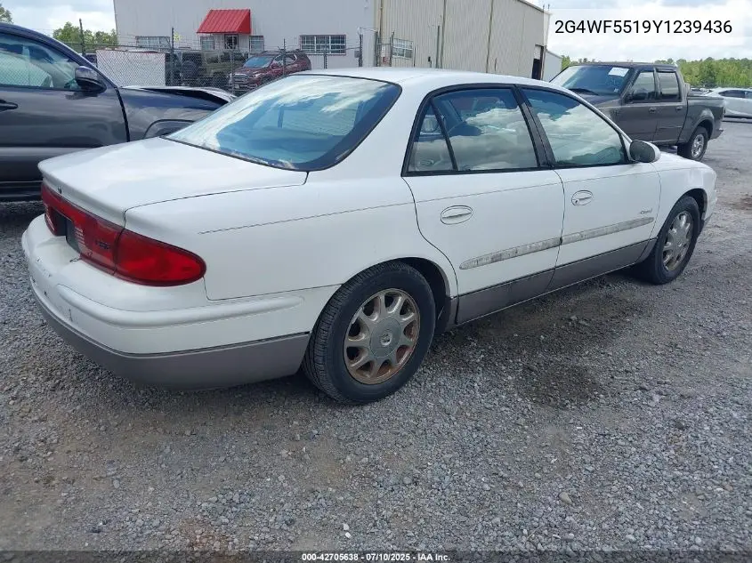 2000 Buick Regal Gs VIN: 2G4WF5519Y1239436 Lot: 42705638