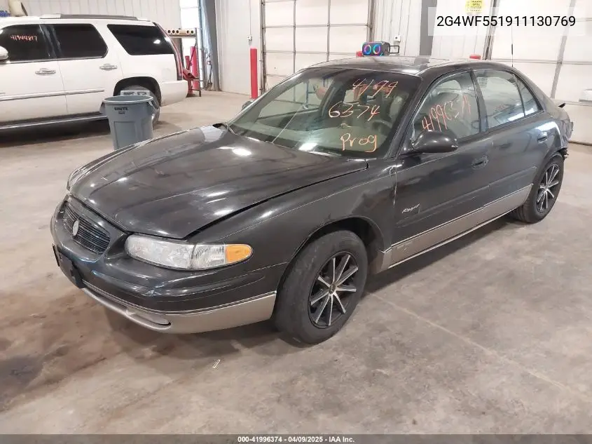 2001 Buick Regal Gs VIN: 2G4WF551911130769 Lot: 41996374