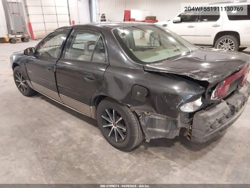 2001 Buick Regal Gs VIN: 2G4WF551911130769 Lot: 41996374