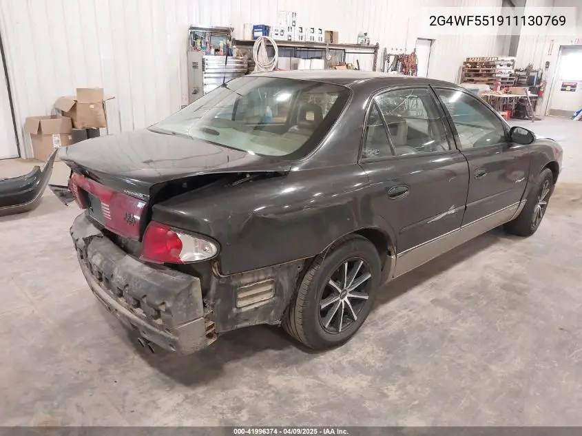2001 Buick Regal Gs VIN: 2G4WF551911130769 Lot: 41996374