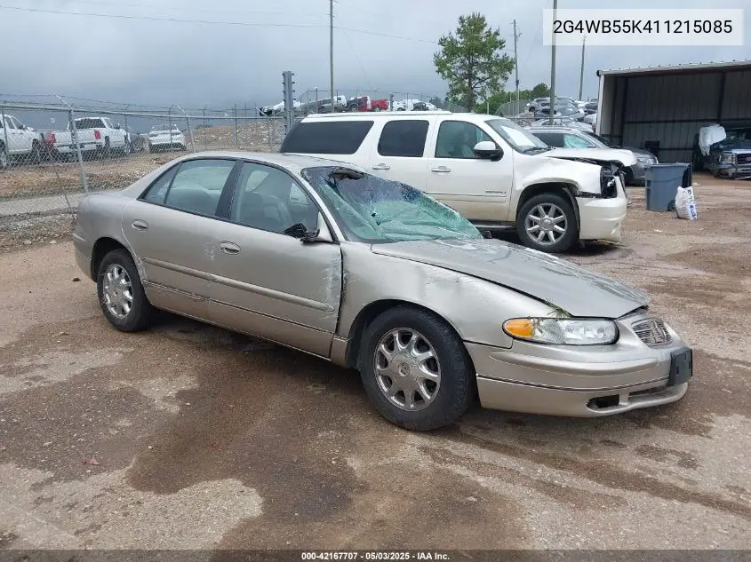 2001 Buick Regal Ls VIN: 2G4WB55K411215085 Lot: 42167707