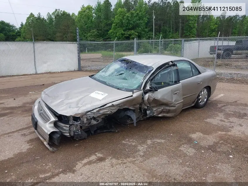 2001 Buick Regal Ls VIN: 2G4WB55K411215085 Lot: 42167707