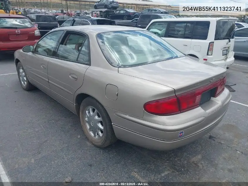 2001 Buick Regal Ls VIN: 2G4WB55K411323741 Lot: 42242618