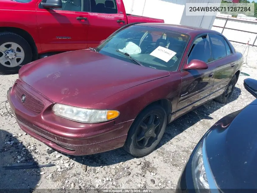 2001 Buick Regal Ls VIN: 2G4WB55K711287284 Lot: 42524662