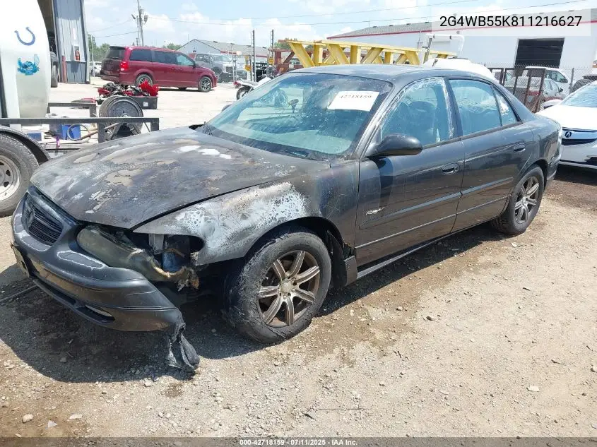 2001 Buick Regal Ls VIN: 2G4WB55K811216627 Lot: 42718159