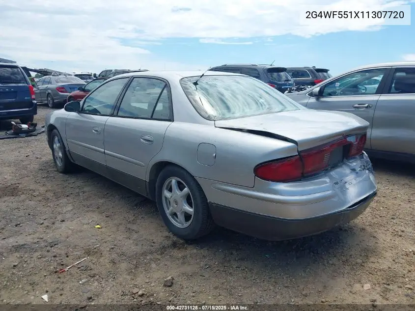 2001 Buick Regal Gs VIN: 2G4WF551X11307720 Lot: 42731128