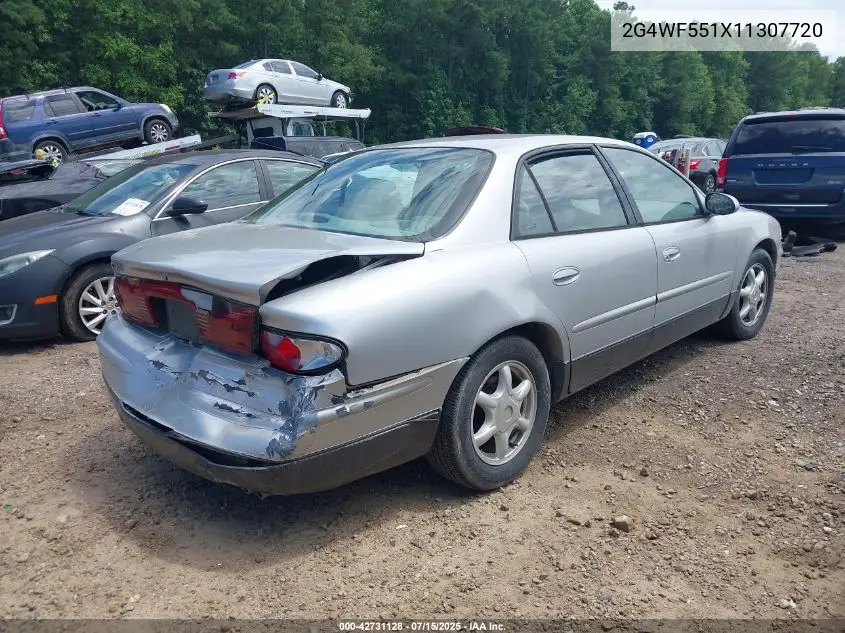 2001 Buick Regal Gs VIN: 2G4WF551X11307720 Lot: 42731128