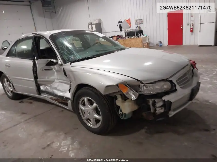 2002 Buick Regal Ls VIN: 2G4WB52K821171470 Lot: 41954621