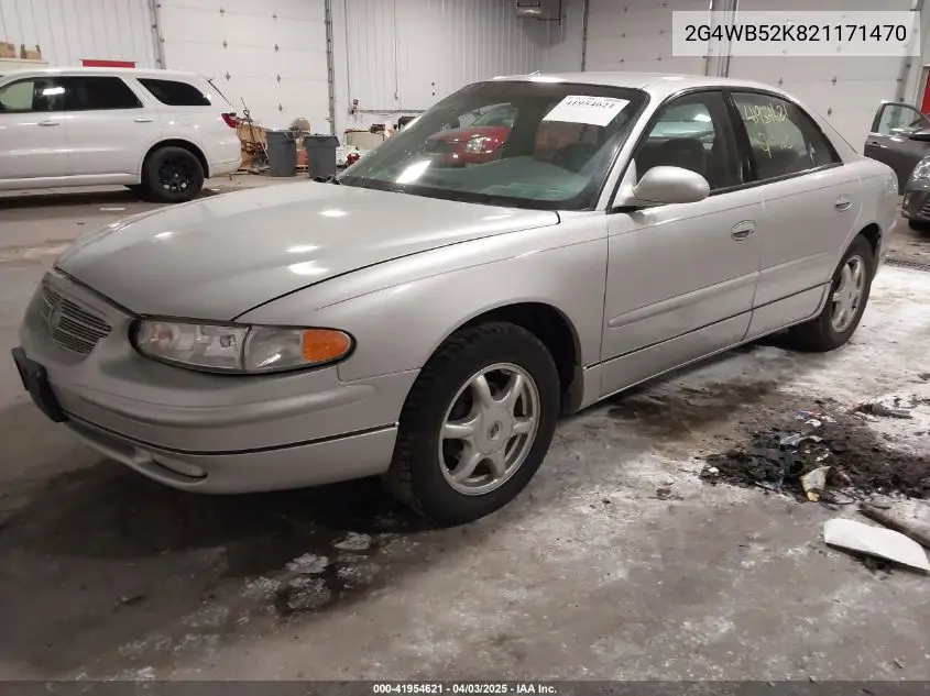 2002 Buick Regal Ls VIN: 2G4WB52K821171470 Lot: 41954621