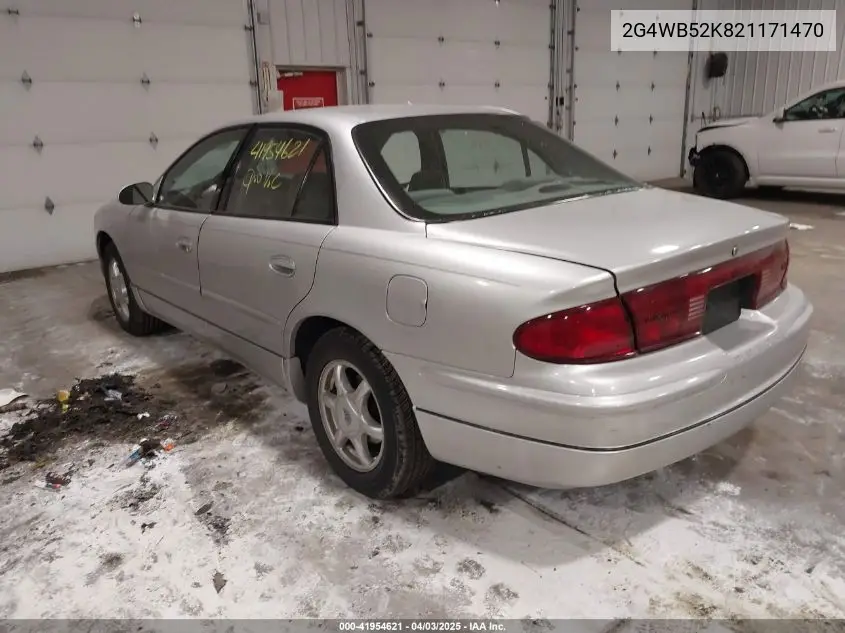 2002 Buick Regal Ls VIN: 2G4WB52K821171470 Lot: 41954621